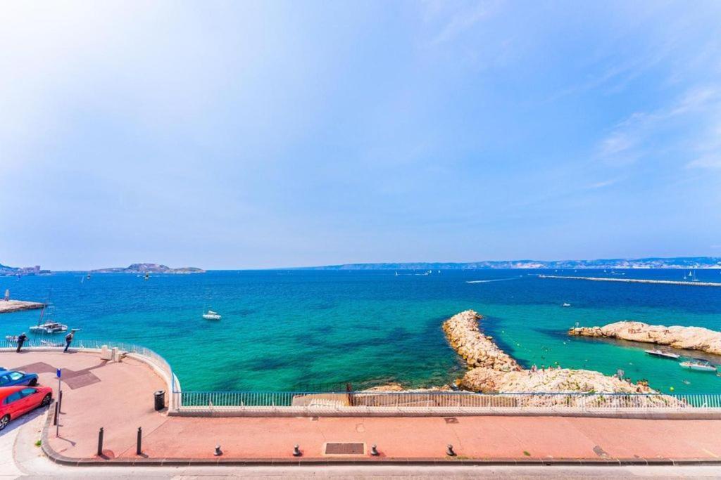 Appartement Sur La Corniche Kennedy Face A La Mer Марсель Екстер'єр фото