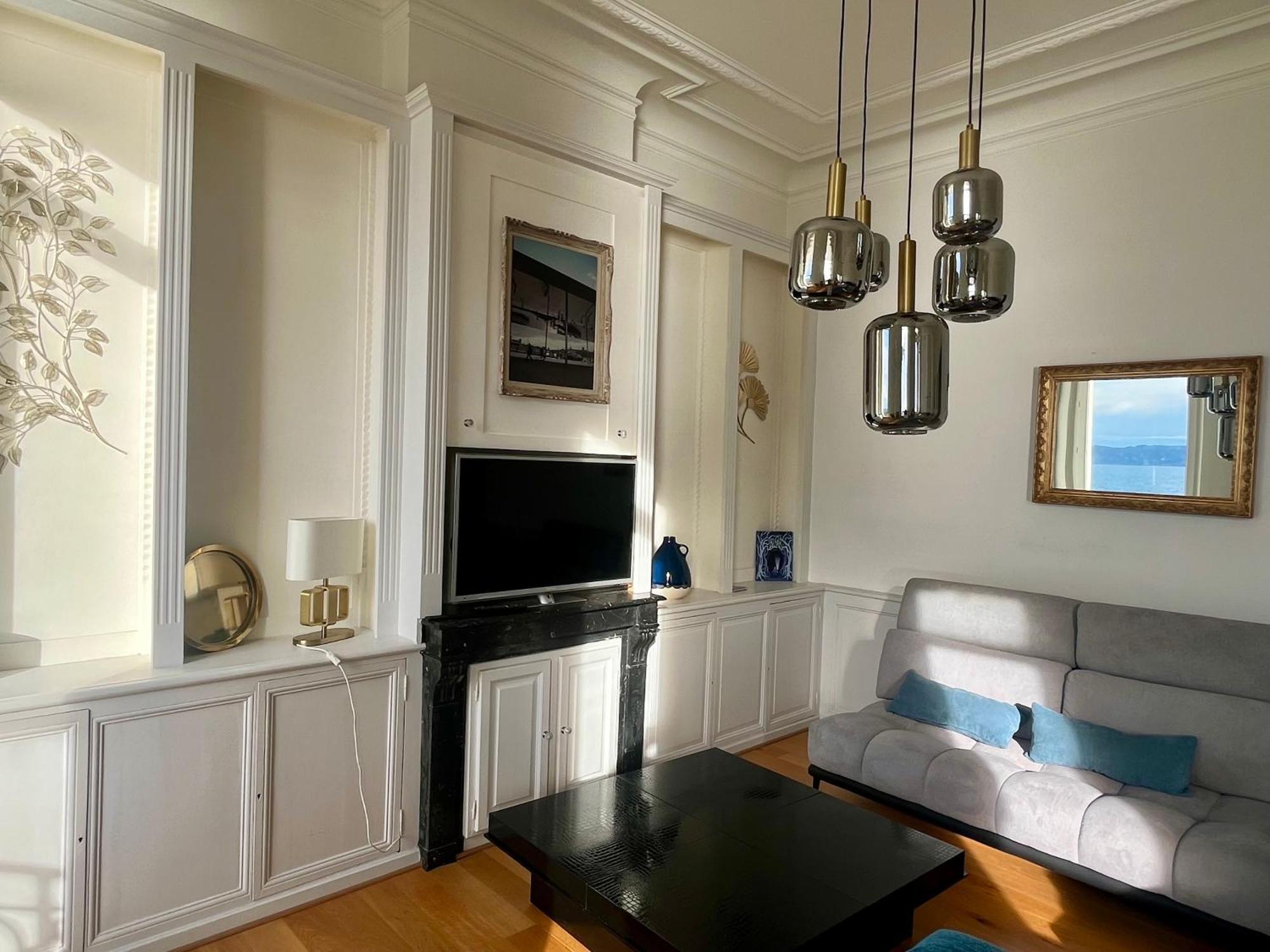 Appartement Sur La Corniche Kennedy Face A La Mer Марсель Екстер'єр фото